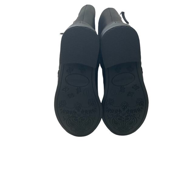 Steve Madden‎ Girl's Black Leather Boots Toddler Girls 11 - Picture 2 of 6